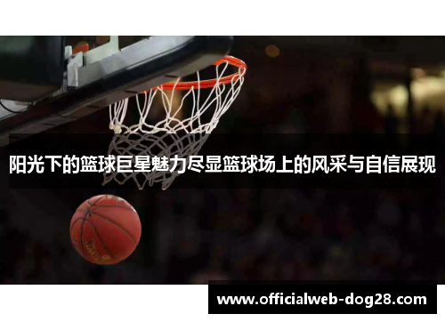 阳光下的篮球巨星魅力尽显篮球场上的风采与自信展现